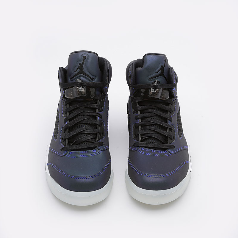 женские синие кроссовки Jordan WMNS 5 Retro CD2722-001 - цена, описание, фото 4